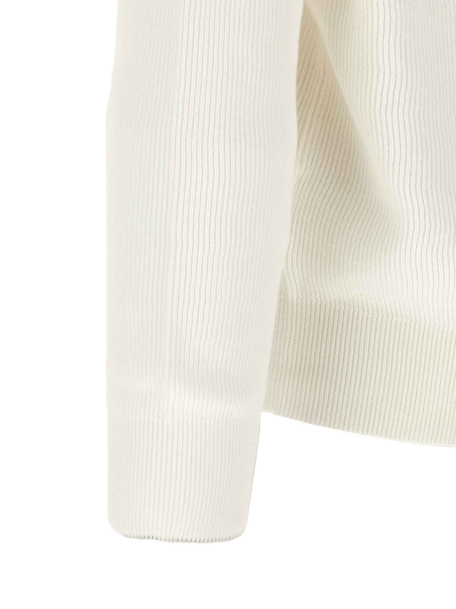 White Cotton Cardigan
