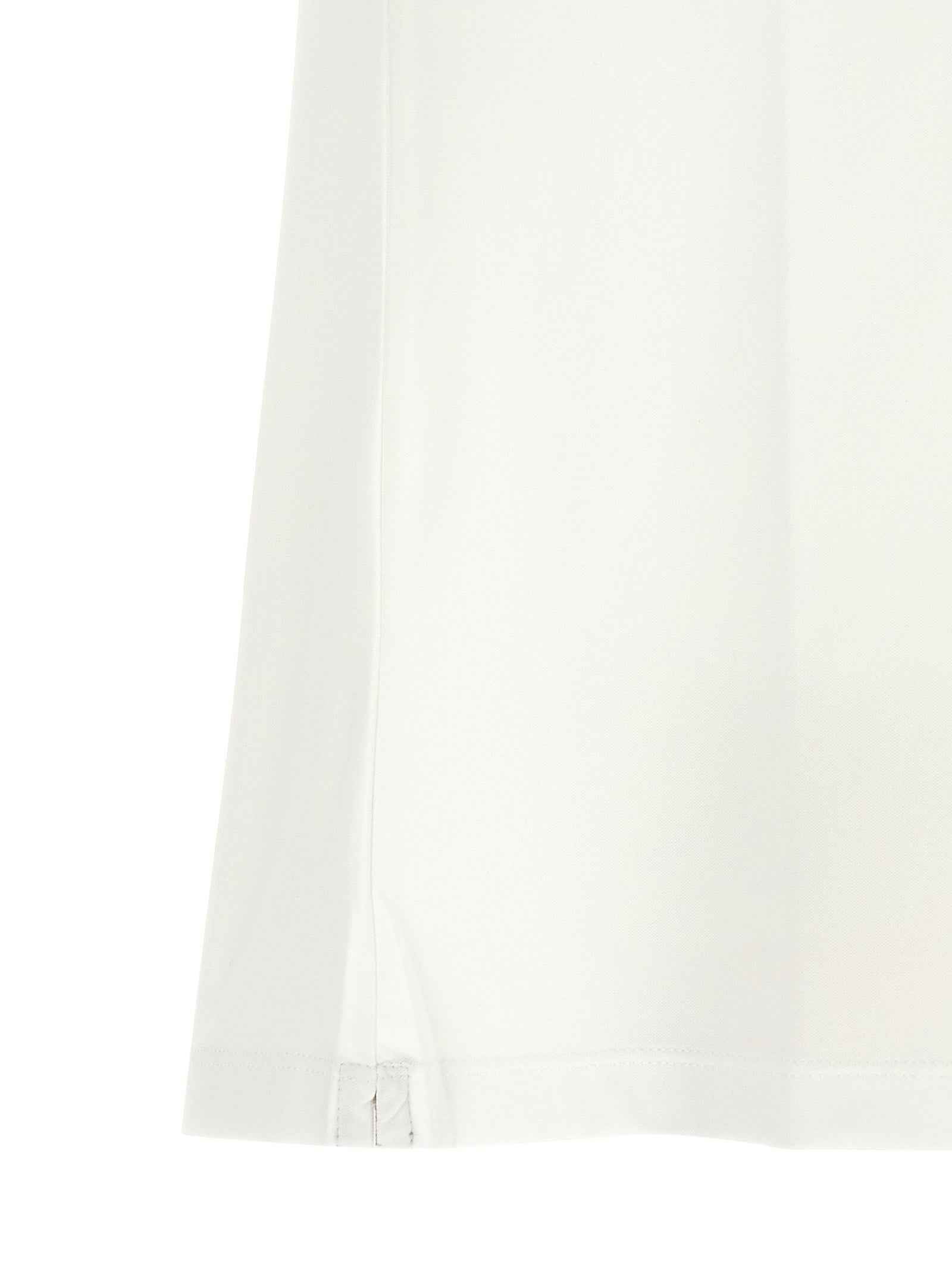 White Polyamide Polo Shirt