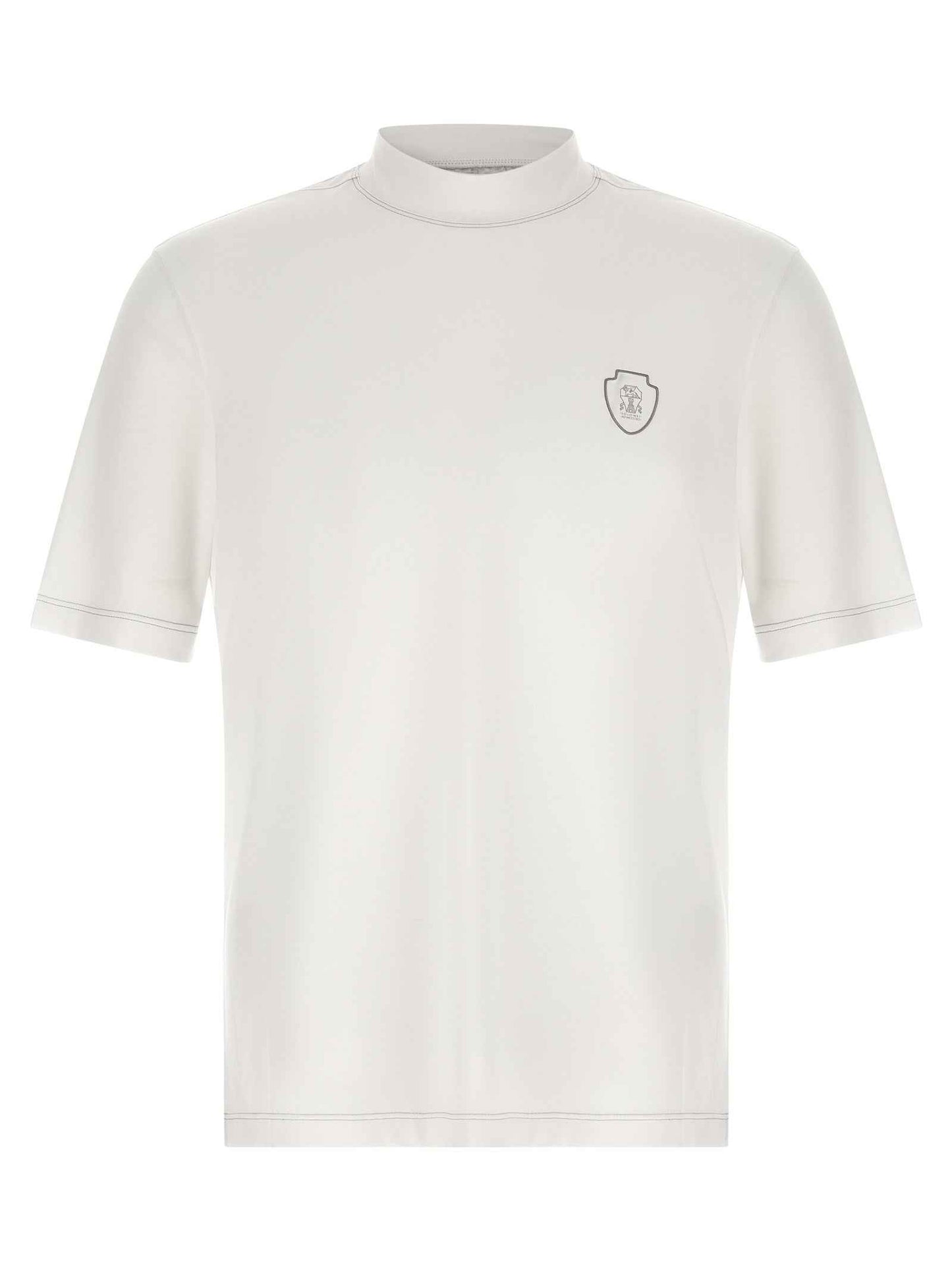 White Polyamide T-Shirt