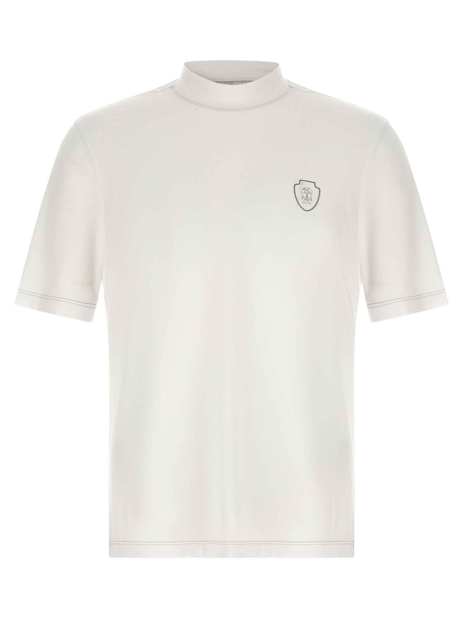 White Polyamide T-Shirt