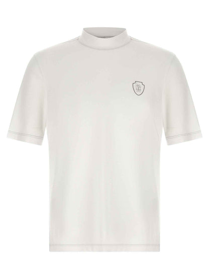 White Polyamide T-Shirt
