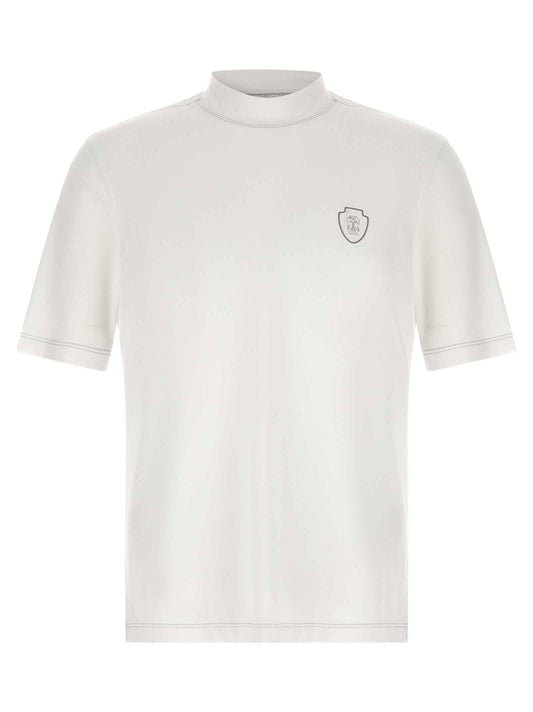 White Polyamide T-Shirt