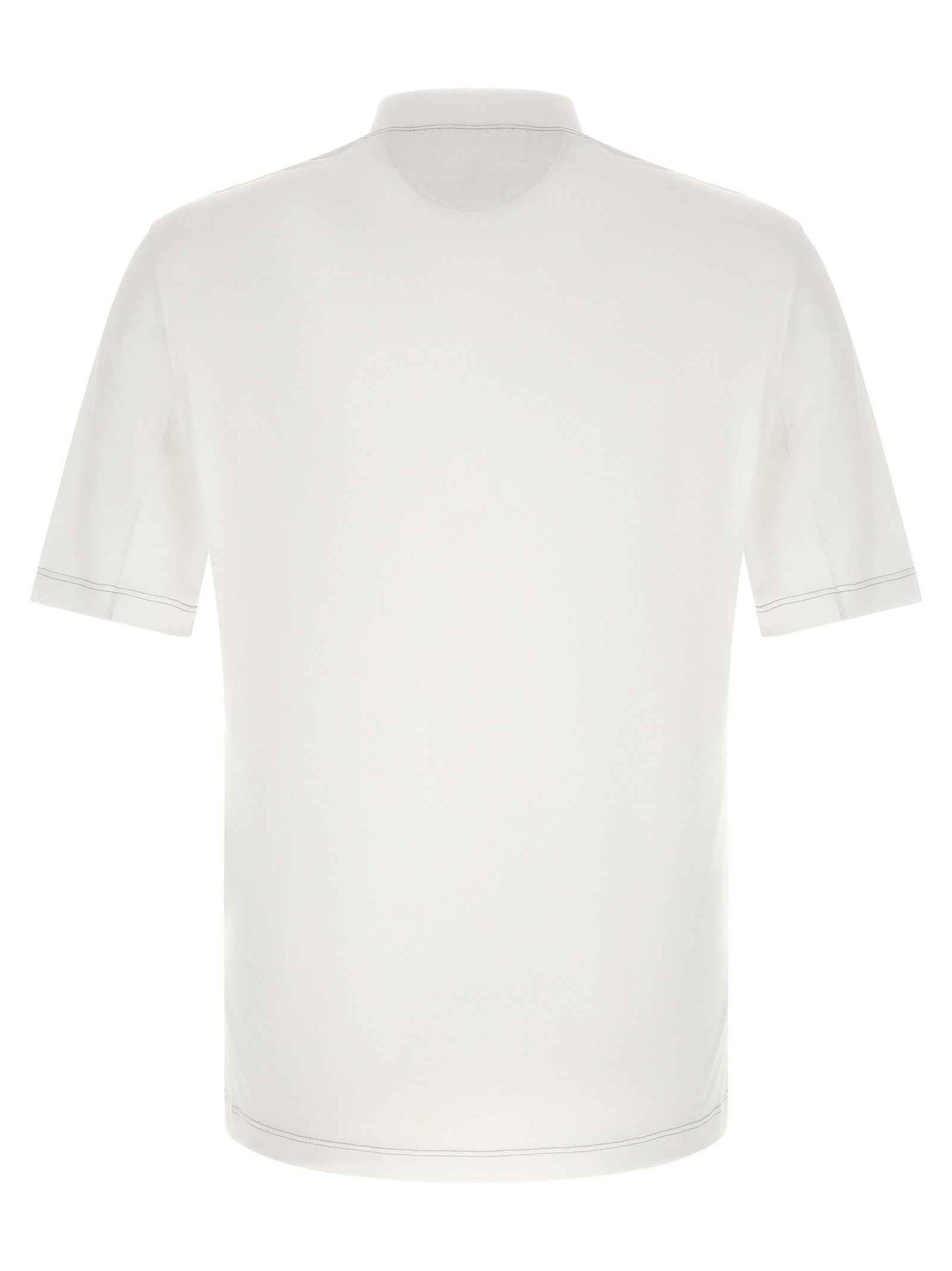 White Polyamide T-Shirt