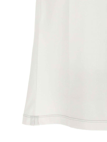 White Polyamide T-Shirt