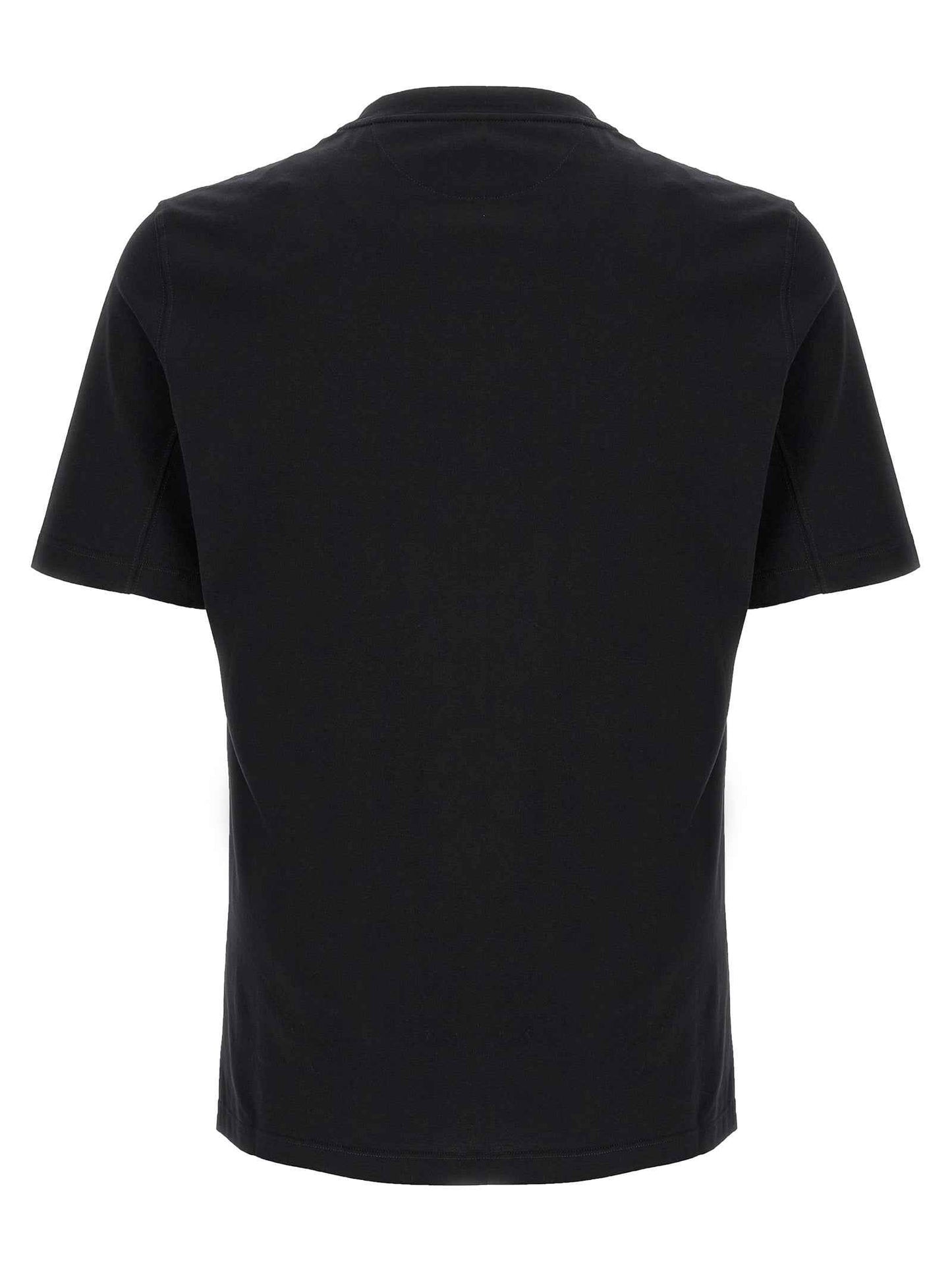 Black Cotton T-Shirt