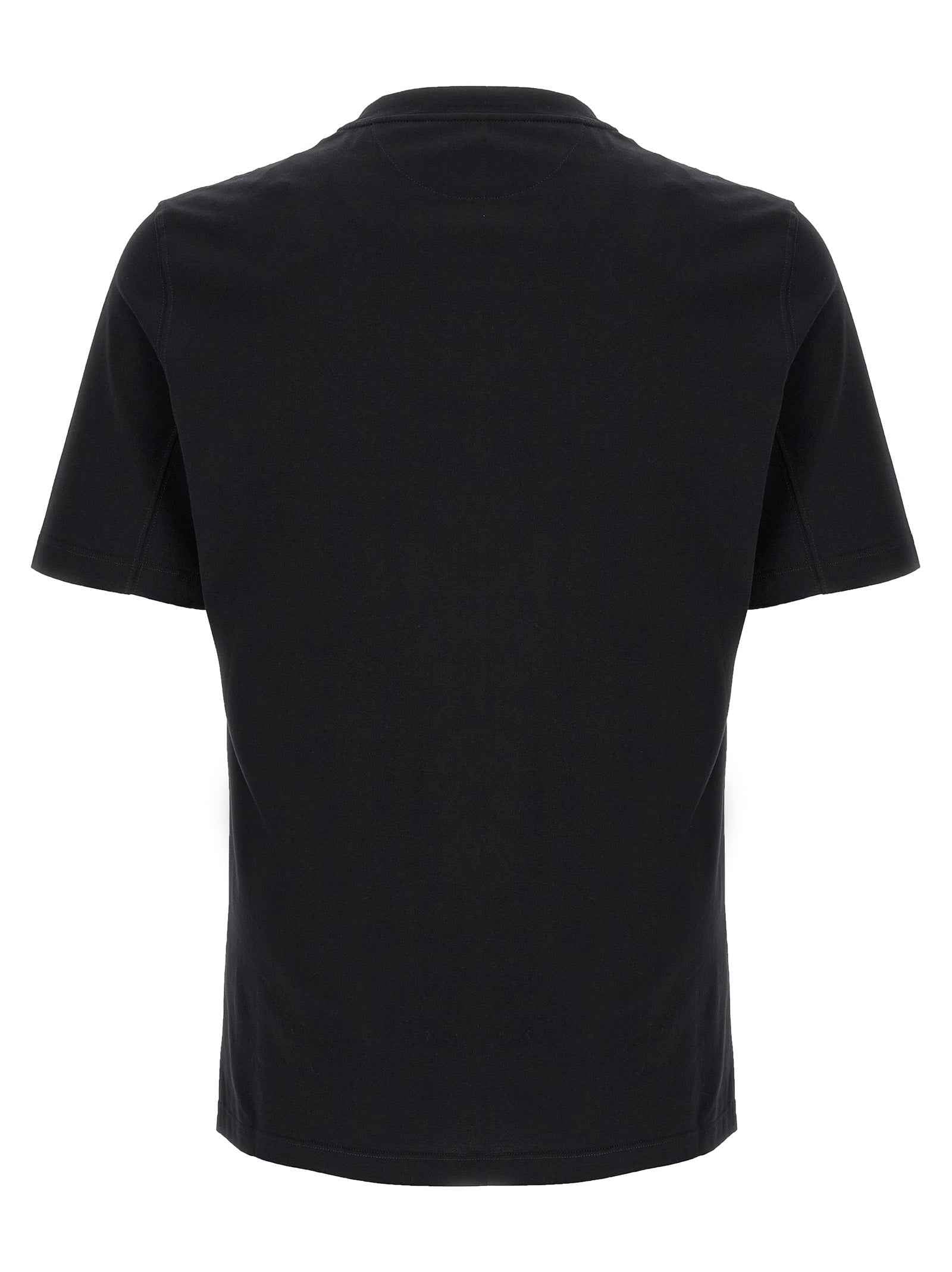 Black Cotton T-Shirt