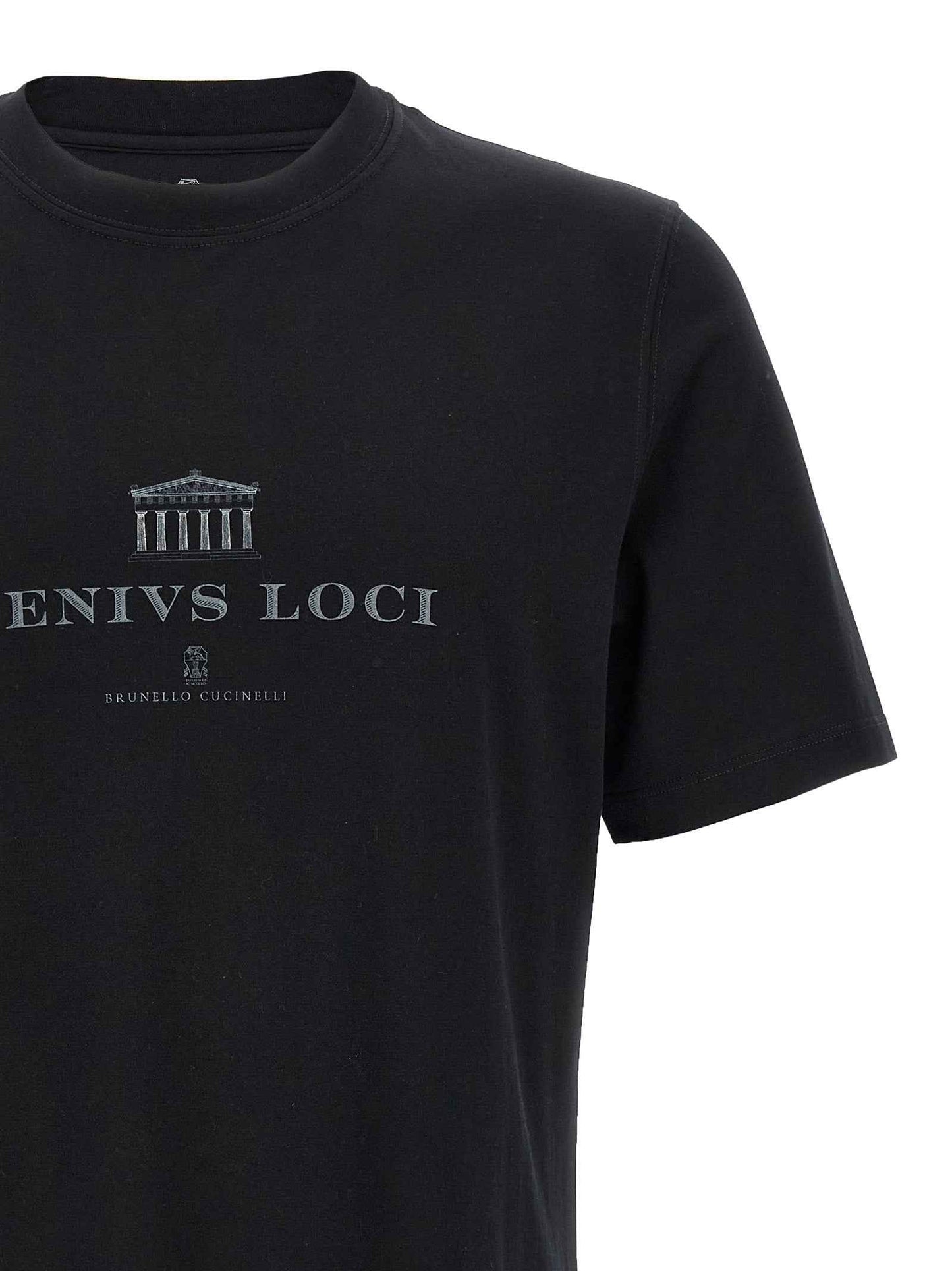 Black Cotton T-Shirt