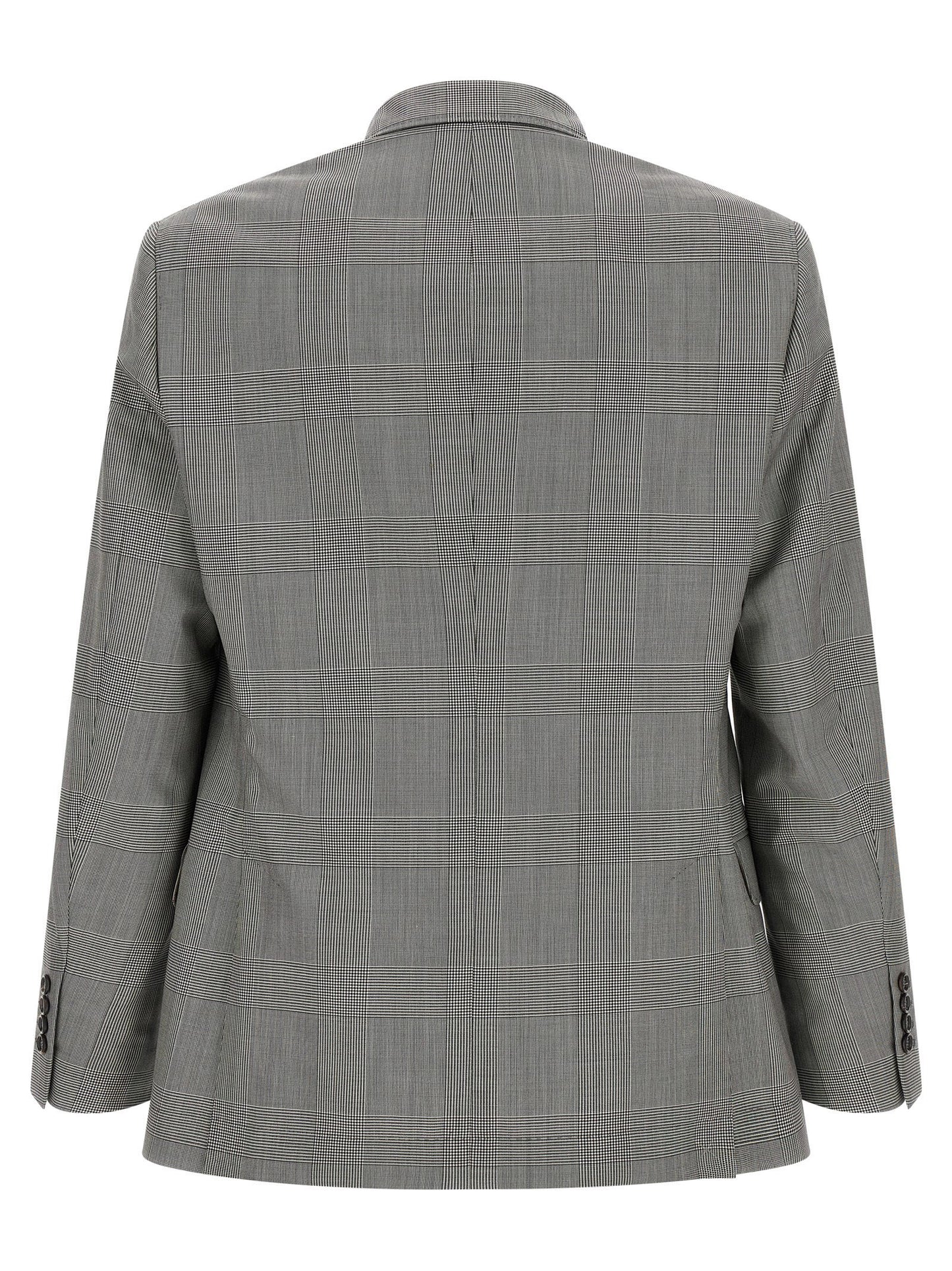 Gray Virgin Wool Blazer