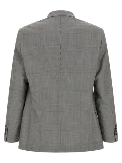 Gray Virgin Wool Blazer