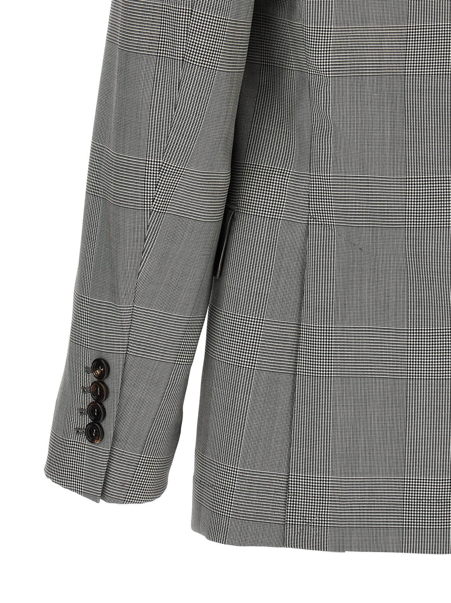 Gray Virgin Wool Blazer