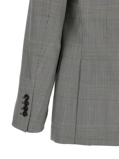 Gray Virgin Wool Blazer