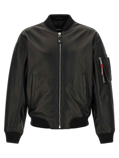 Black Leather Leather Jacket