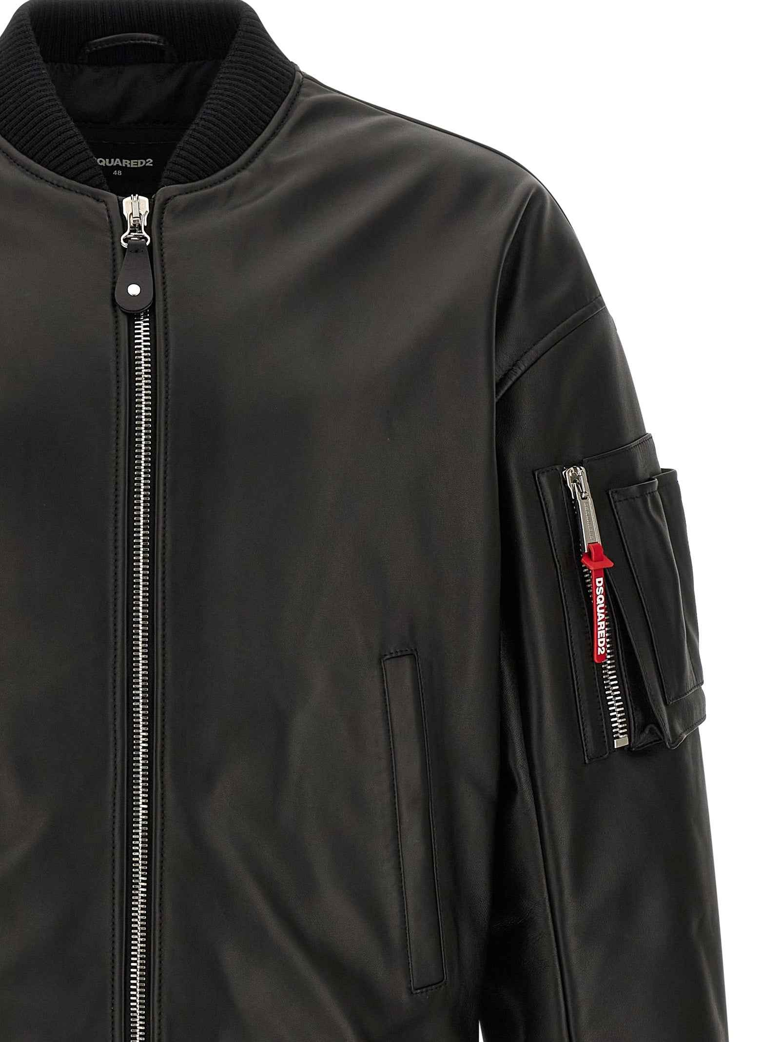 Black Leather Leather Jacket