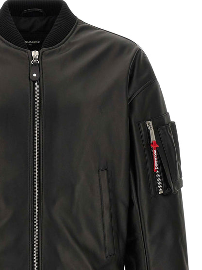 Black Leather Leather Jacket