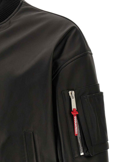 Black Leather Leather Jacket