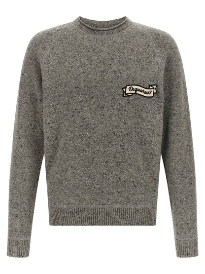Gray Wool Cardigan