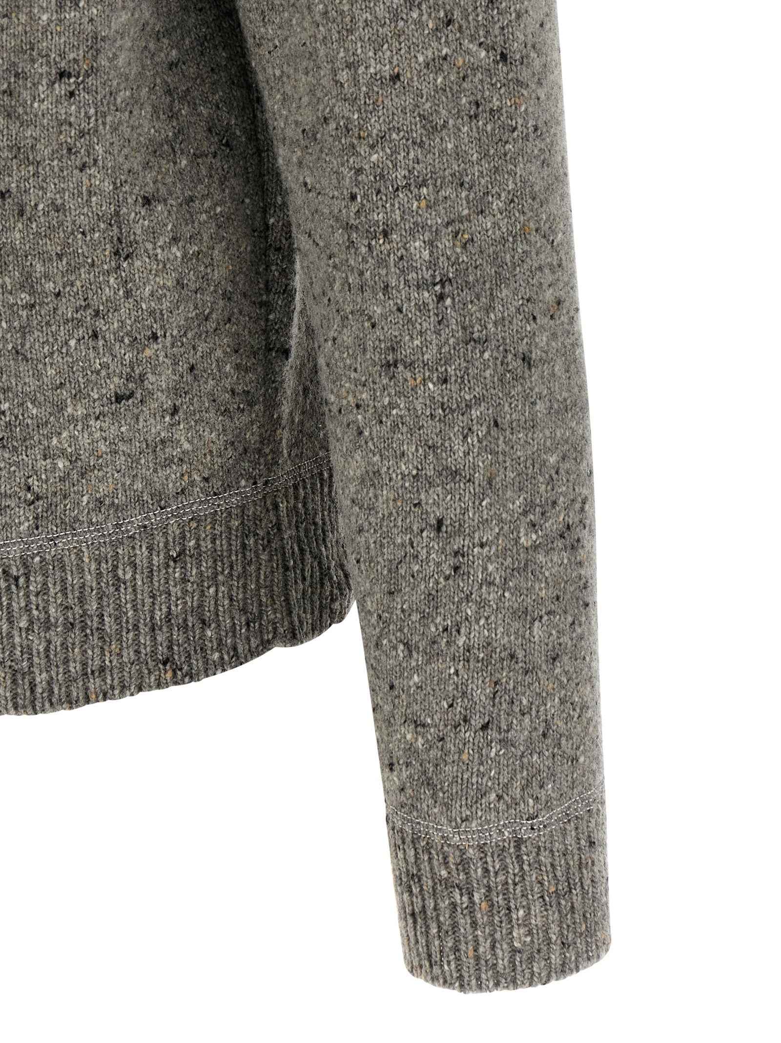 Gray Wool Cardigan
