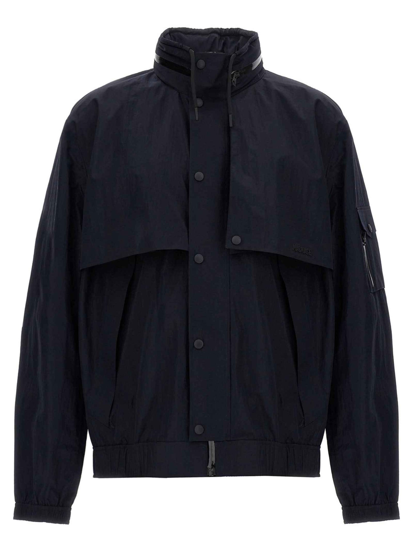 Blue Polyamide Shell Jacket