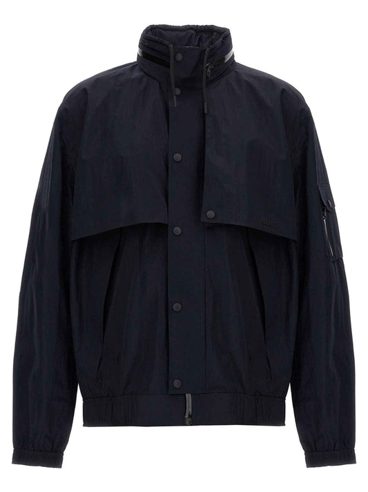 Blue Polyamide Shell Jacket
