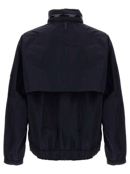 Blue Polyamide Shell Jacket
