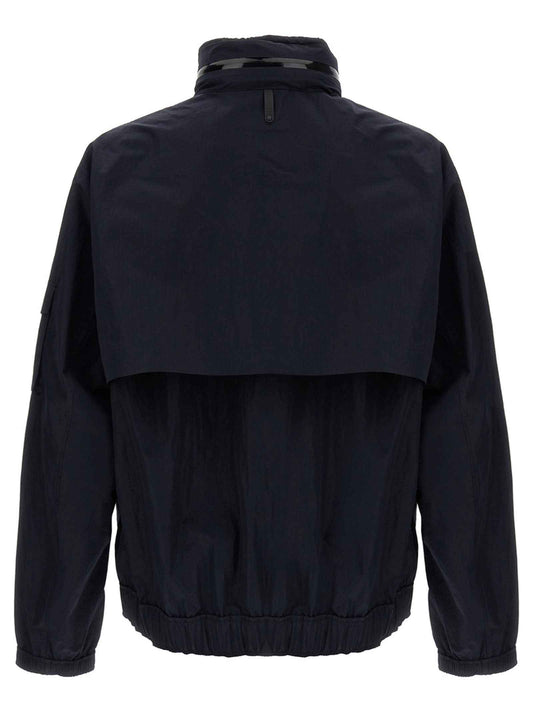 Blue Polyamide Shell Jacket