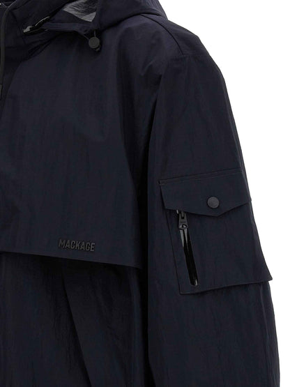 Blue Polyamide Shell Jacket