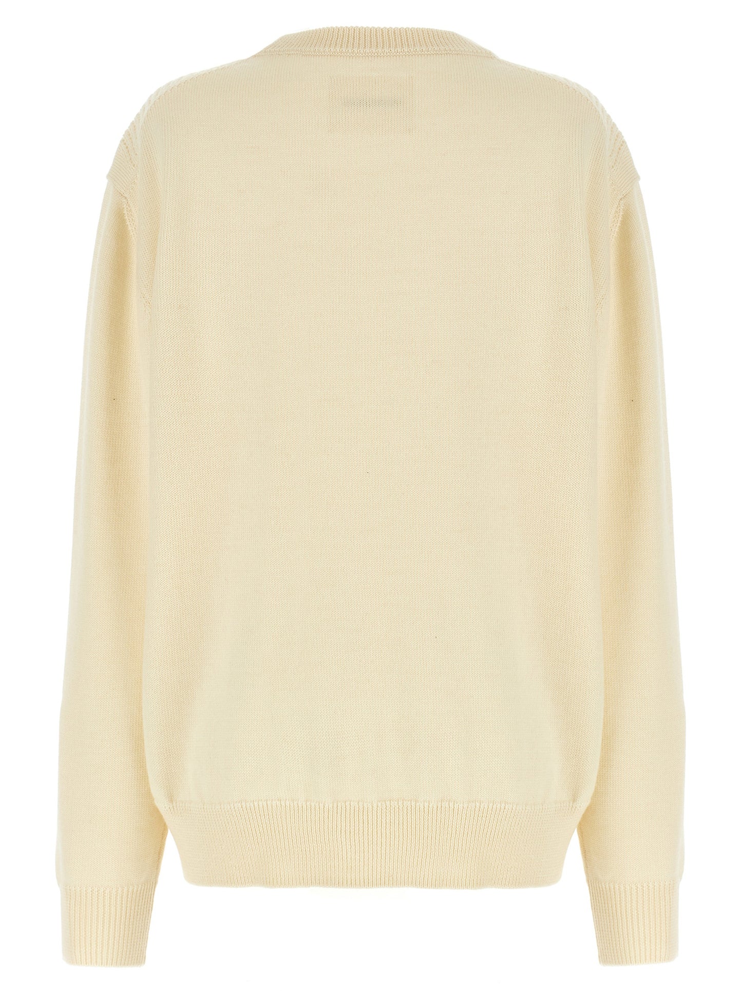 White Wool Cardigan