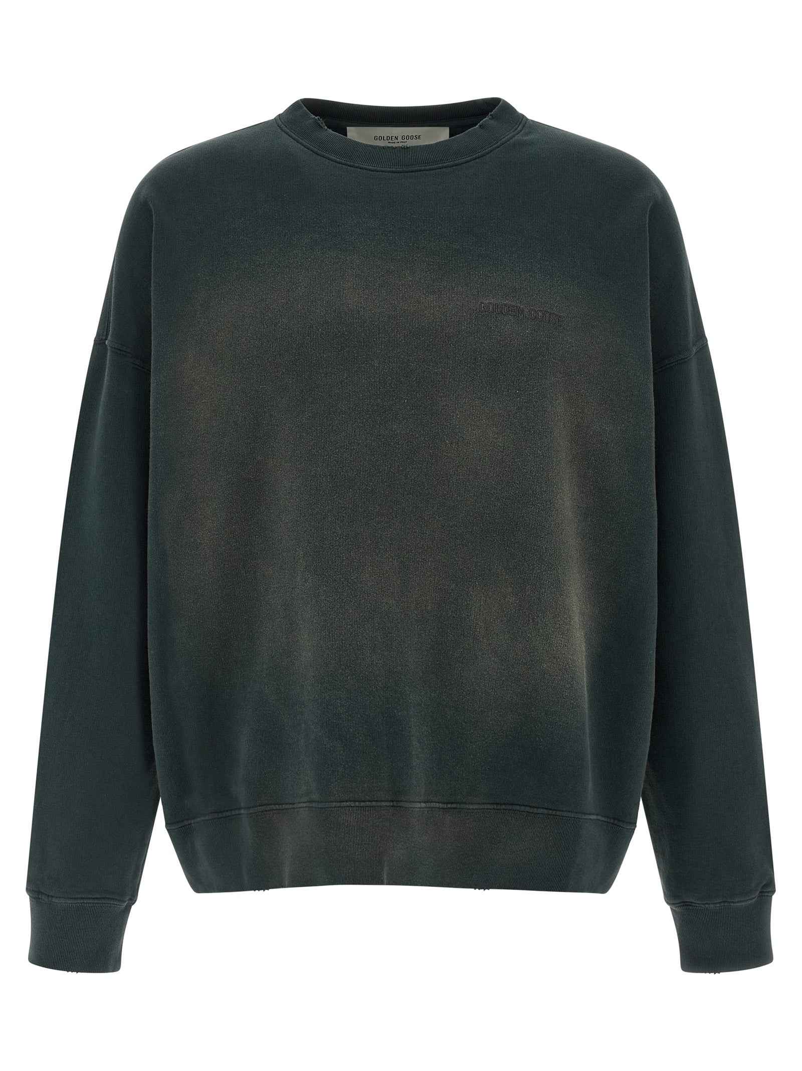 Black Cotton Sweatshirt