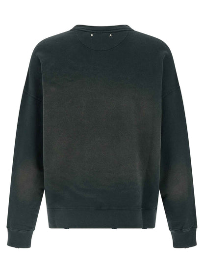Black Cotton Sweatshirt