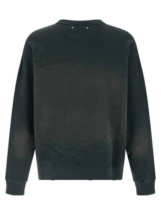 Black Cotton Sweatshirt