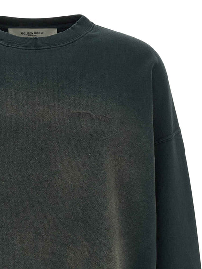 Black Cotton Sweatshirt