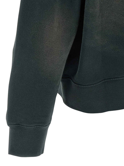Black Cotton Sweatshirt
