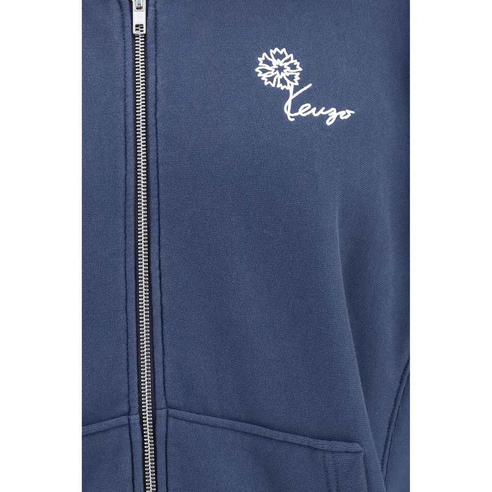 Blue Cotton Sweatshirt