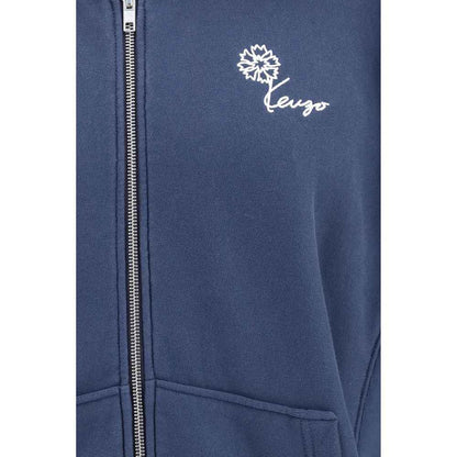 Blue Cotton Sweatshirt