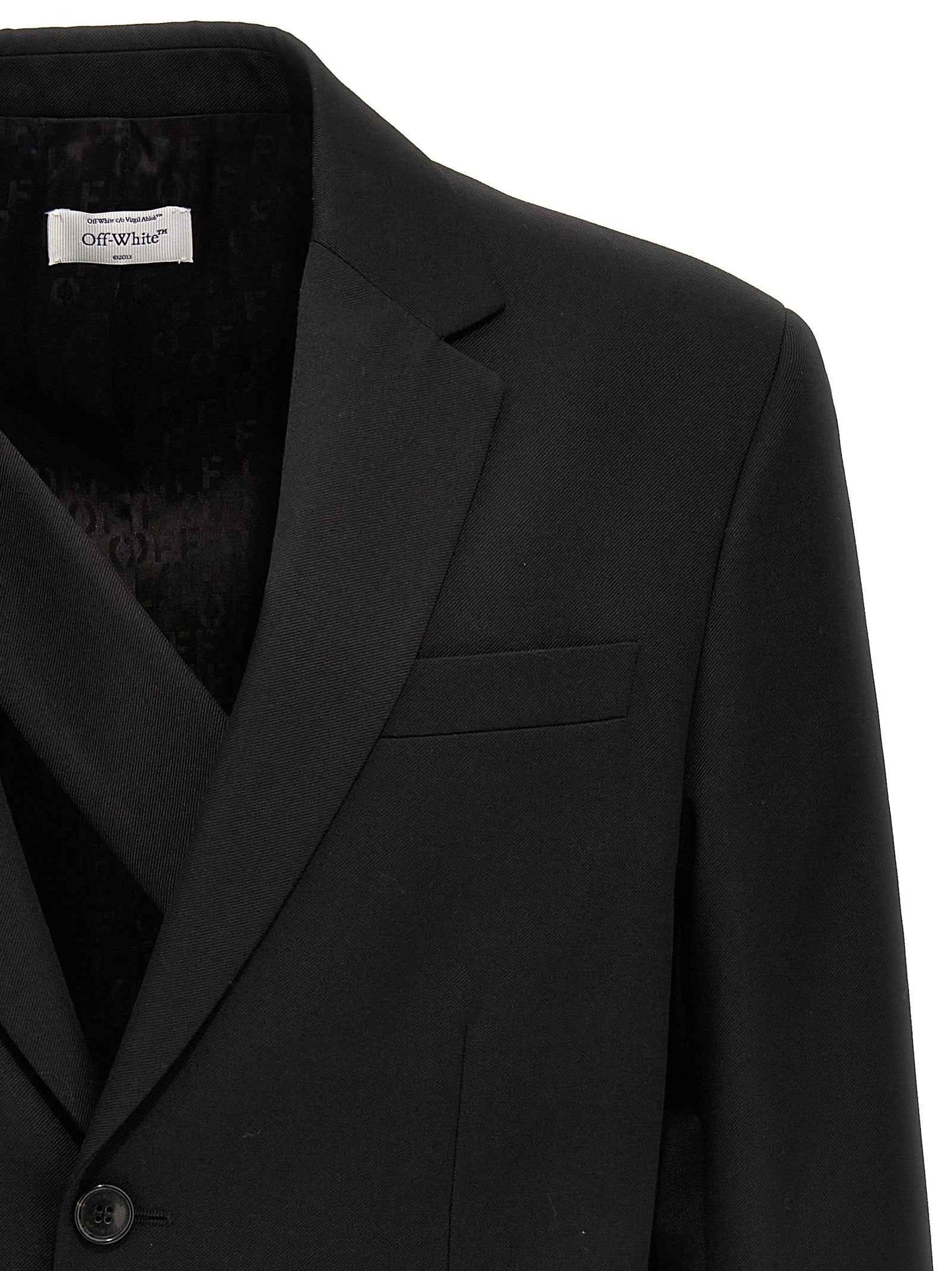 Black Wool Blazer