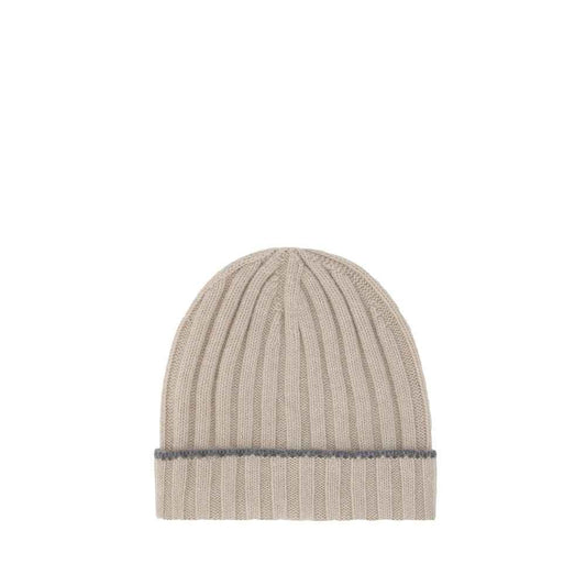 Beige Cashmere Beanie