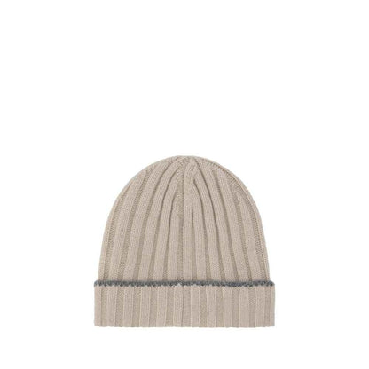 Beige Cashmere Beanie