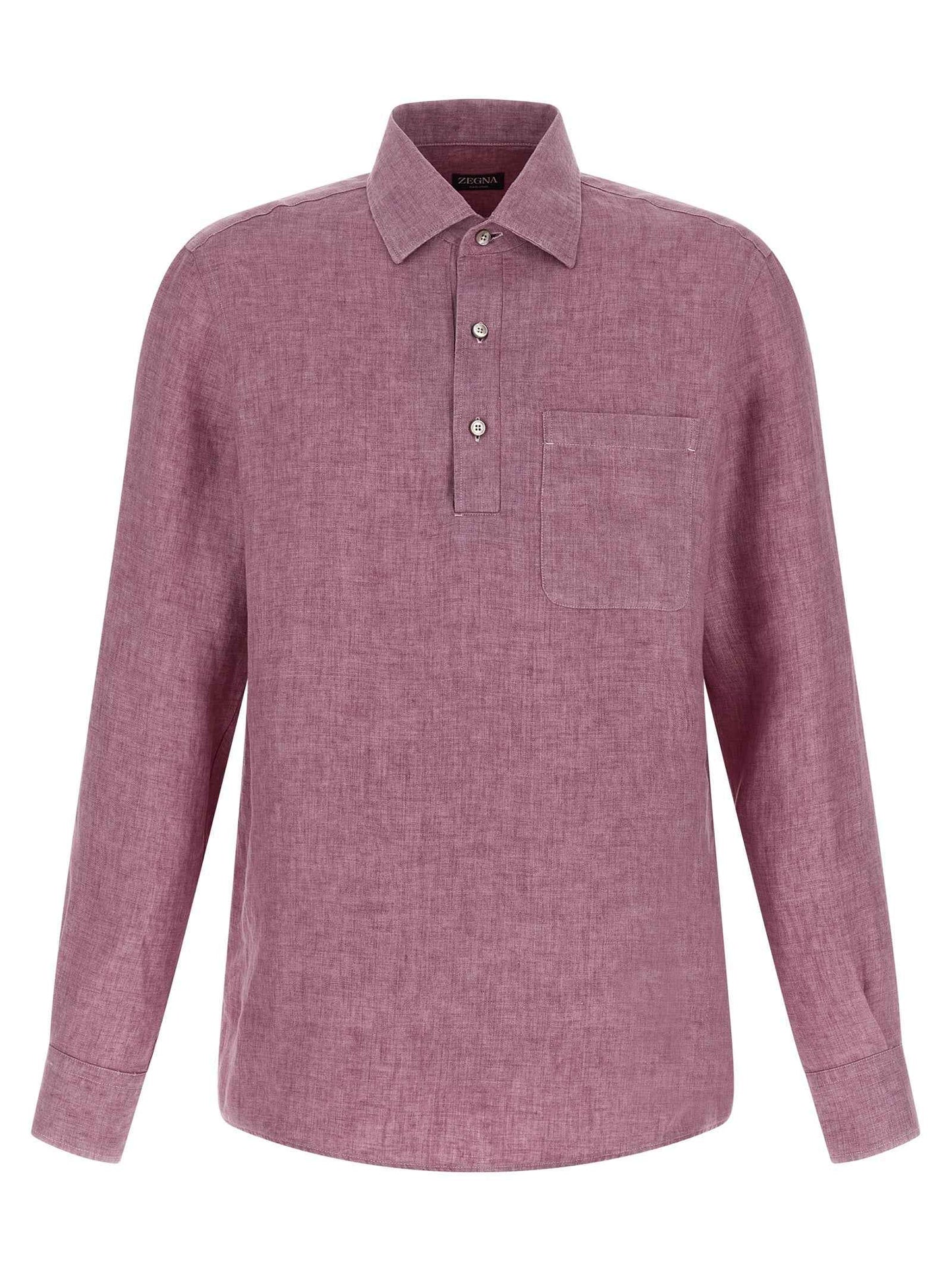 Multicolor Linen Polo Shirt