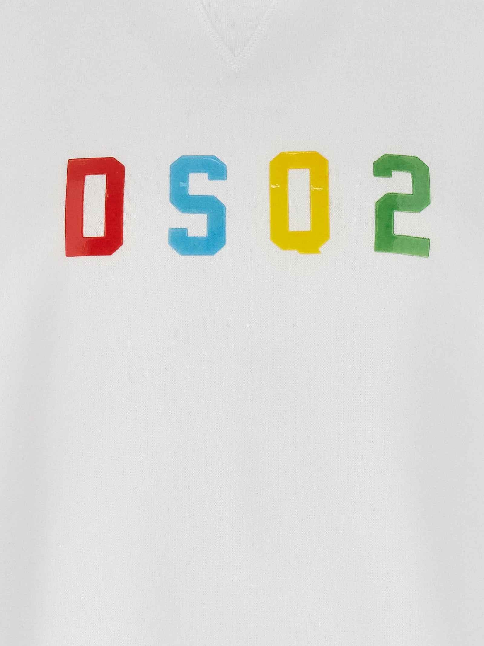 White Cotton Sweatshirt