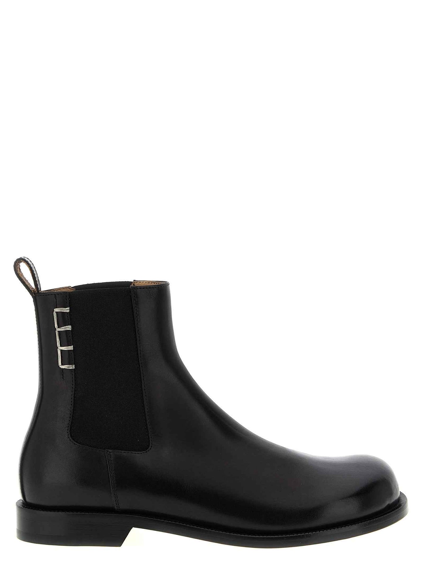 Black Calfskin Chelsea Boots