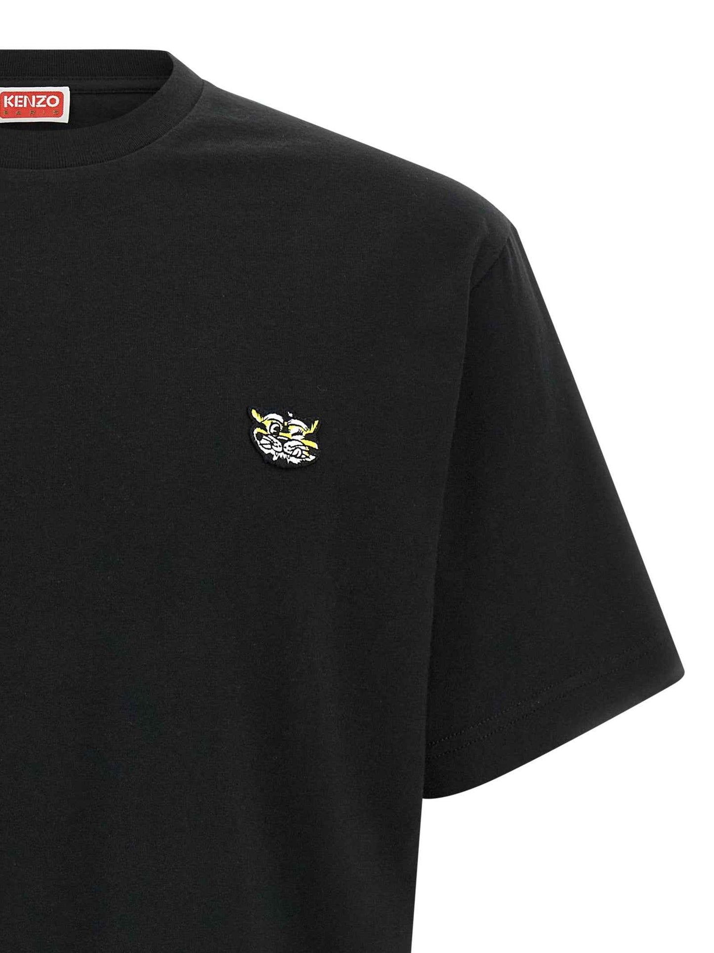 Black Cotton T-Shirt