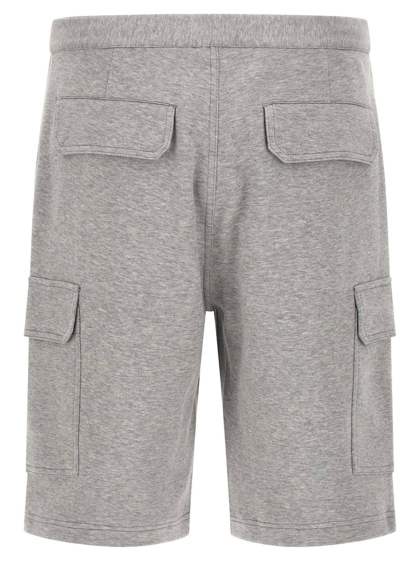 Gray Cotton Bermuda Shorts
