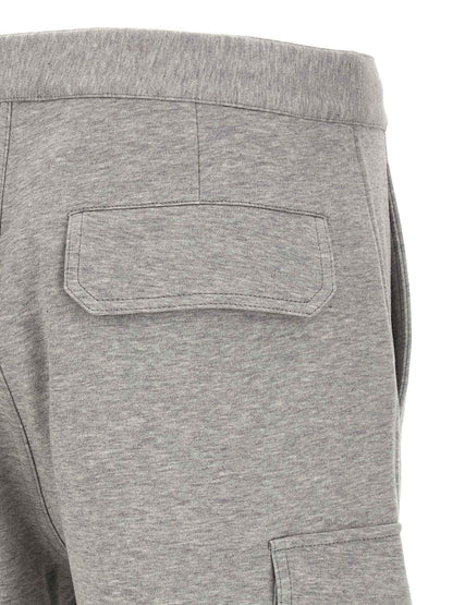 Gray Cotton Bermuda Shorts