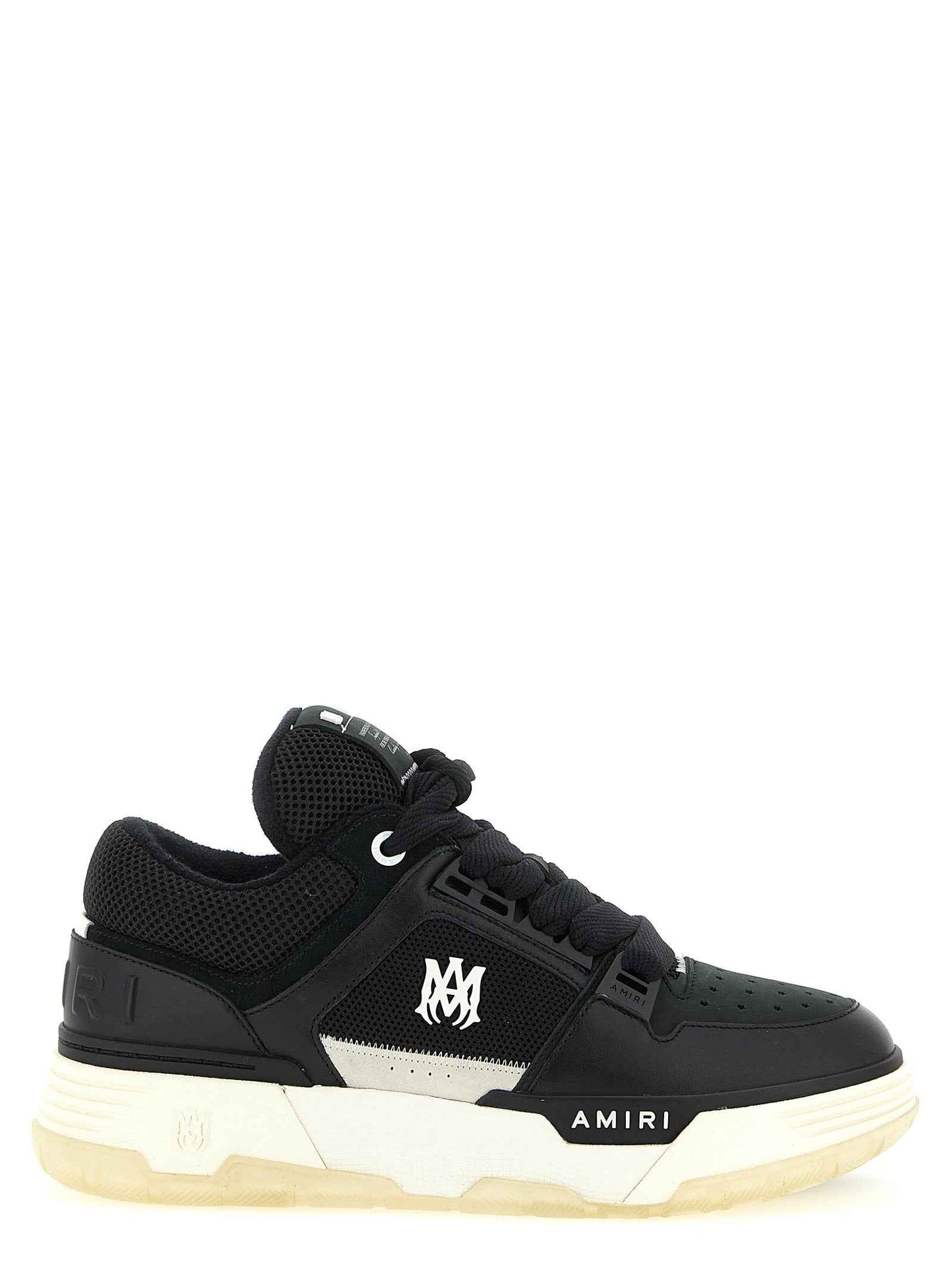 Black Calfskin Athletic Sneakers