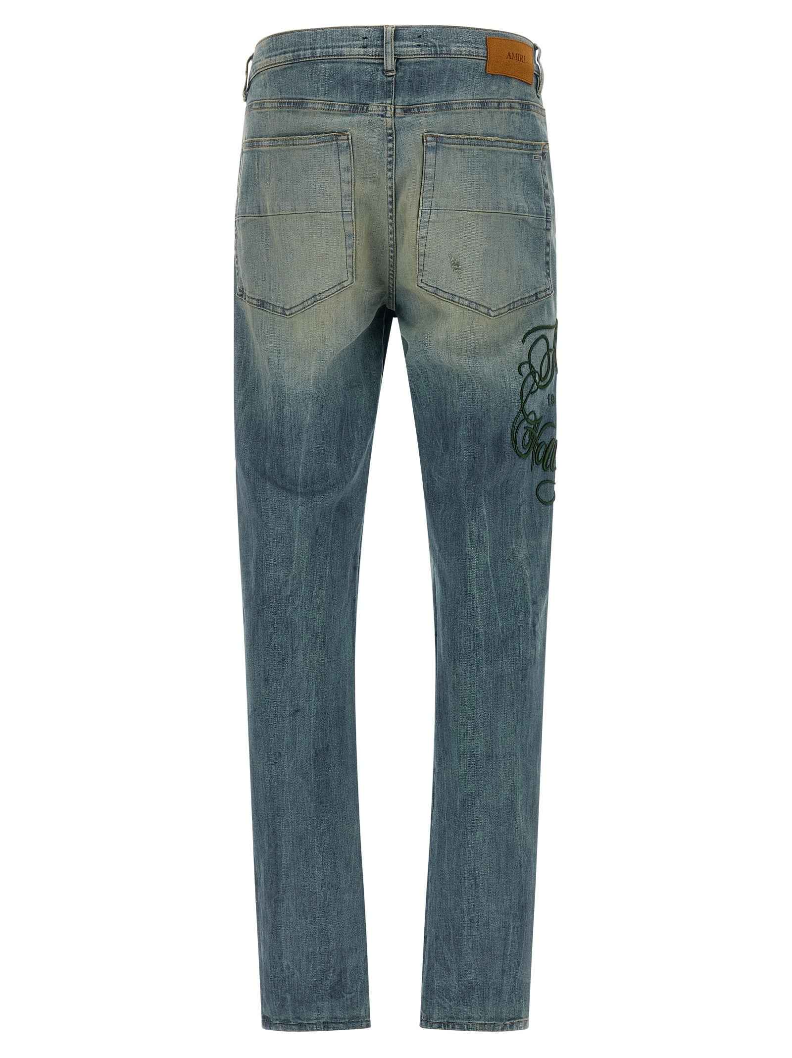 Blue Cotton Relaxed Fit Jeans