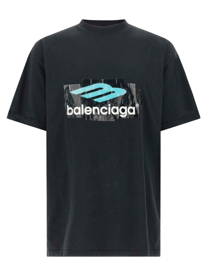 Black Cotton T-Shirt