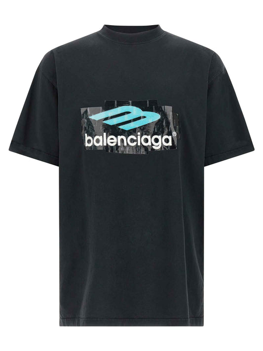 Black Cotton T-Shirt