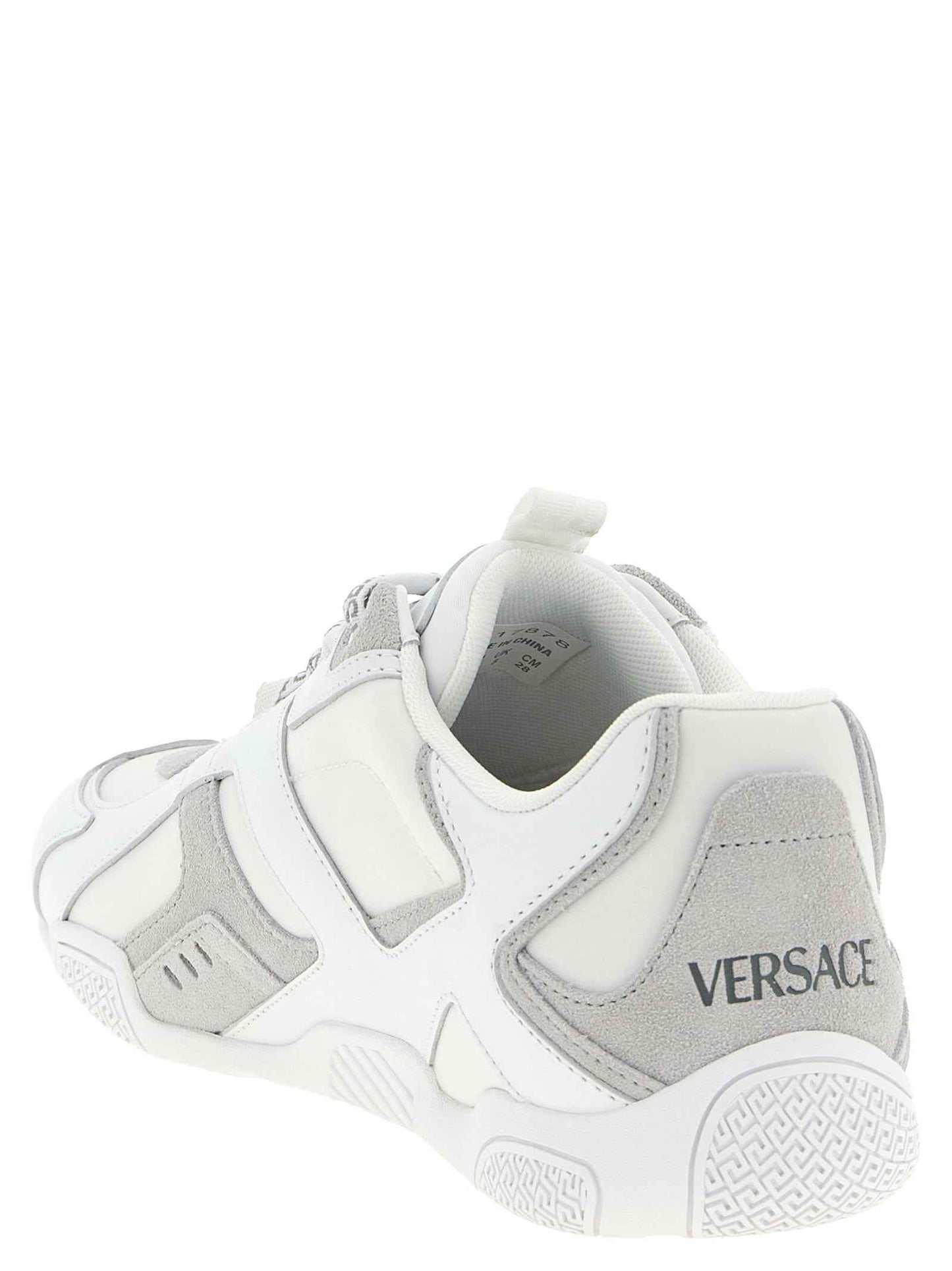 White Calfskin Athletic Sneakers