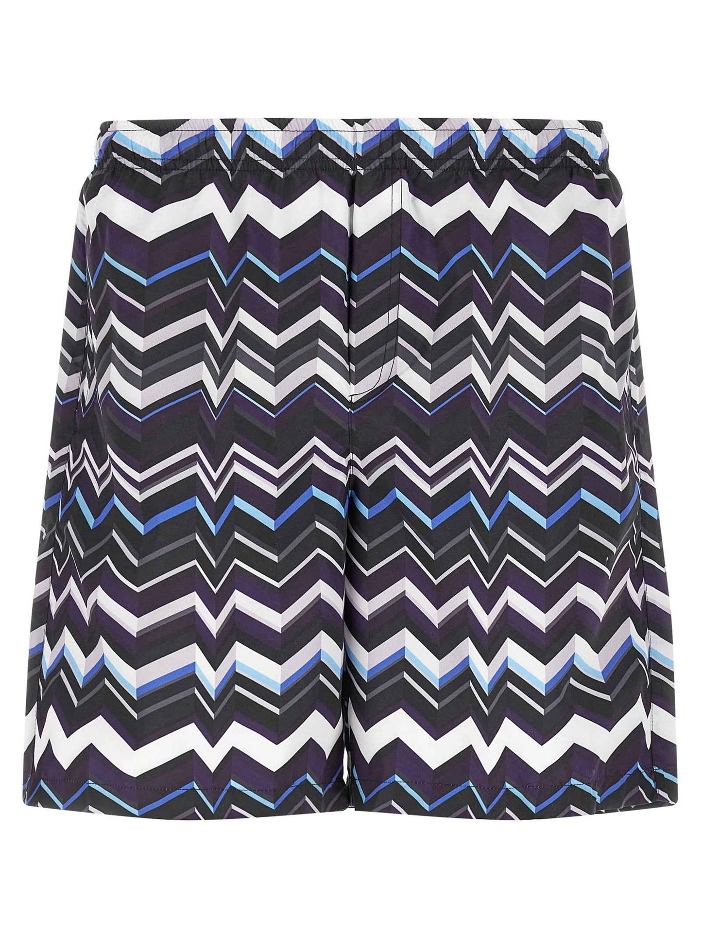 Multicolor Polyester Swim Shorts