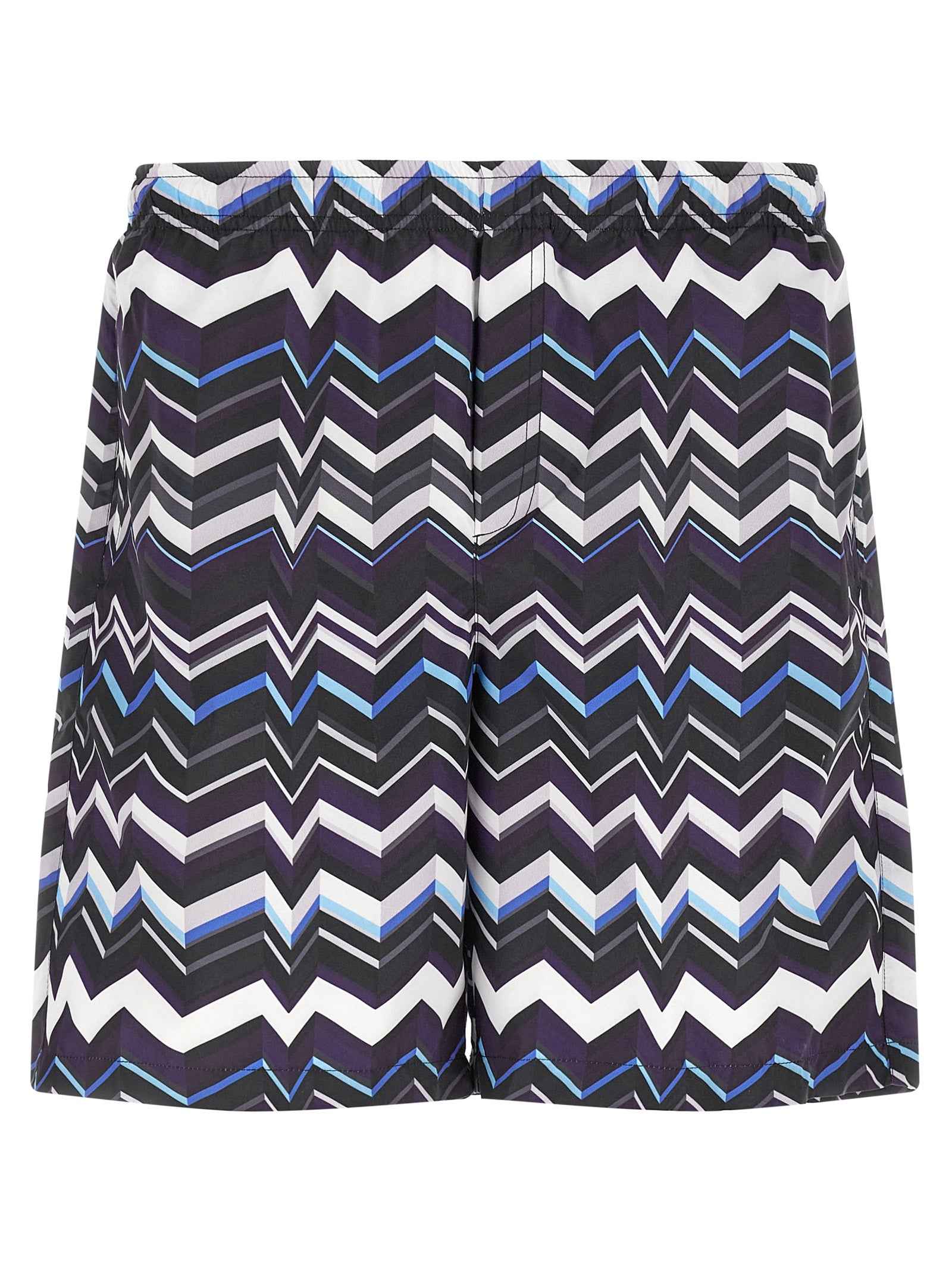Multicolor Polyester Swim Shorts